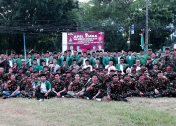 Ratusan Personel GP Ansor dan Banser Siap Amankan Perayaan Natal dan Tahun Baru di Tangsel