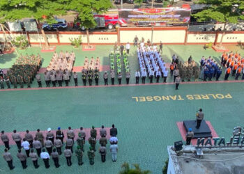 Pengamanan Nataru, Polres Tangsel Gelar Operasi Kepolisian Terpusat “Lilin Jaya-2023”