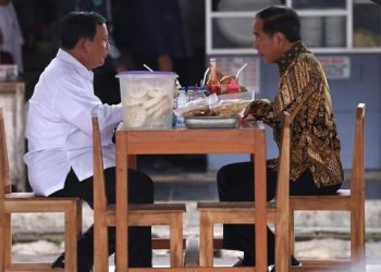 prabowo makan bakso sama jokowi
