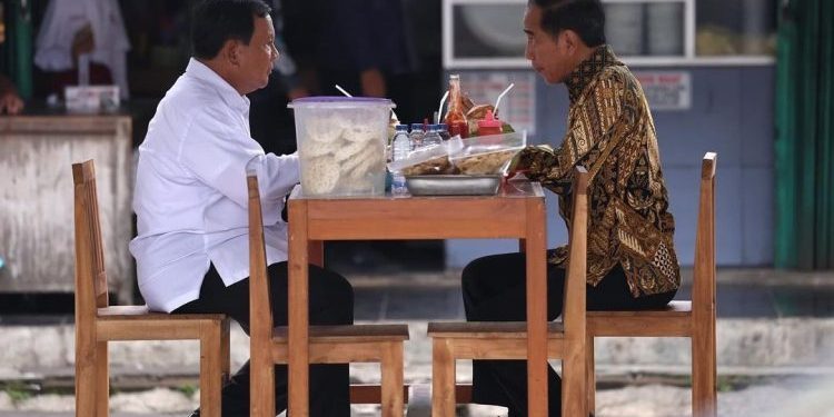 prabowo makan bakso sama jokowi