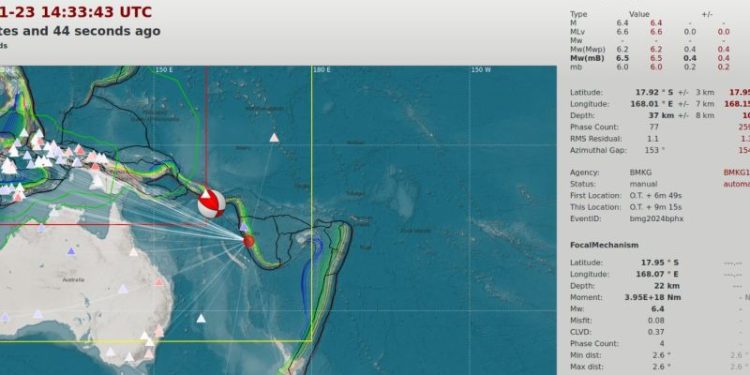 gempa vanuatu