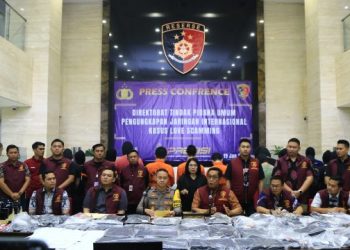 Polri Ungkap Penipuan ‘Love Scamming’ Internasional, Raih Rp 50 Miliar per Bulan