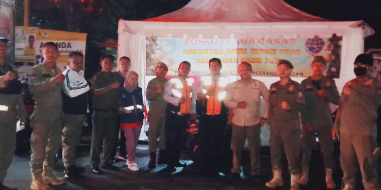 Satpol PP dan Dishub Tangsel Patroli Gabungan, Tahun Baru Tertib dan Aman