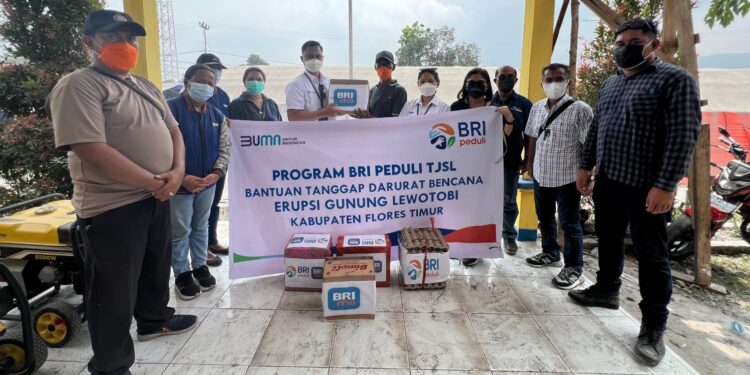 Tanggap Bencana Erupsi Gunung Lewotobi Laki-laki, BRI Distribusikan Bantuan Bagi Korban Terdampak