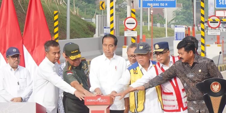 Jalan Tol Pamulang-Cinere-Raya Bogor diresmikan Presiden Joko Widodo (Jokowi)