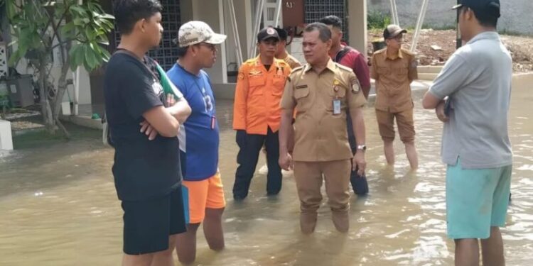 Dua Perumahan di Benda Baru Masih Banjir, BPBD Kota Tangsel: Karena Saluran Drainase Meluap