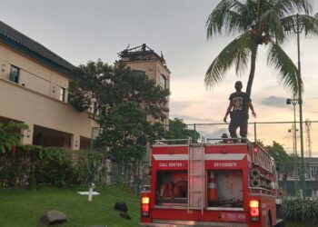 Damkar Kota Tangsel: Kebakaran Menara Sport Center Vila Dago karena Faktor Alam