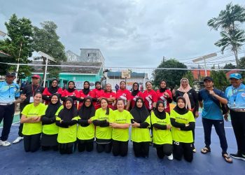 Diguyur Hujan, Tim Turnamen Bola Voli Putri Dago Cup Semangat Tanding Menuju Perempat Final