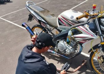 Terindikasi Balap Liar, Polsek Pondok Aren Amankan Sejumlah Motor Knalpot Brong