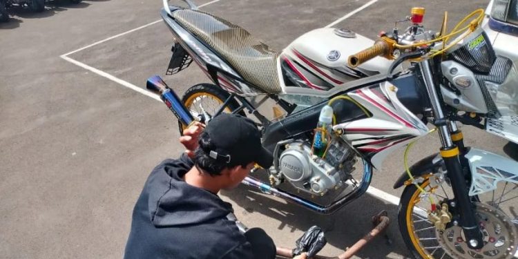Terindikasi Balap Liar, Polsek Pondok Aren Amankan Sejumlah Motor Knalpot Brong