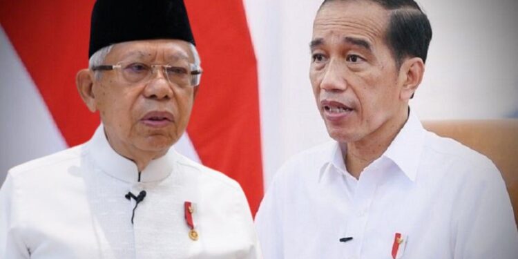 maruf amin dan jokowi