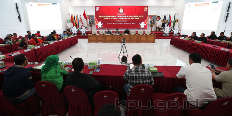 KPU-Parpol-Tim Paslon Sepakati Zona Kampanye Rapat Umum Pemilu 2024