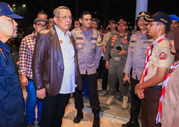 Tinjau Pospam Nataru Jelang Malam Pergantian Tahun, Benyamin: Semuanya Aman dan Kondusif