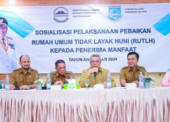 Sosialisasi Pelaksanaan Perbaikan RUTLH Serpong Utara, Benyamin: 70 Unit akan Diperbaiki