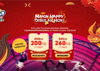 Ide Liburan Panjang, Makin Happy di Bulan Hoki Bersama Trans Studio Cibubur!