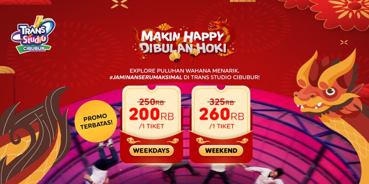 Ide Liburan Panjang, Makin Happy di Bulan Hoki Bersama Trans Studio Cibubur!