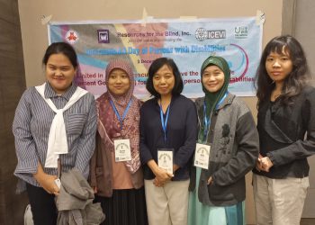 Putri Rokhmayati Mahasiswi Tunanetra Universitas Pamulang Jadi Pembicara di Blind Youth Summit Filipina