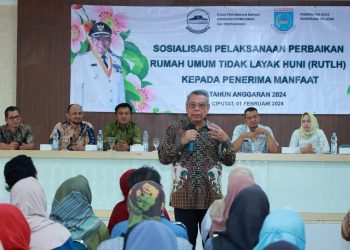 Rumahnya Dibedah Pemkot Tangsel, Edi: Terimakasih Pak Wali Kota
