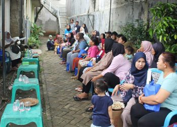 Tim ARN Simulasikan Tata Cara Pencoblosan saat Sosialisasi di Kecamatan Pamulang