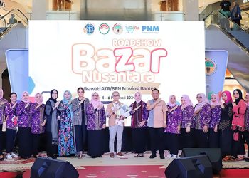 Sejahterakan UMKM, Ikawati ATR/BPN Gelar Roadshow Bazar di Banten