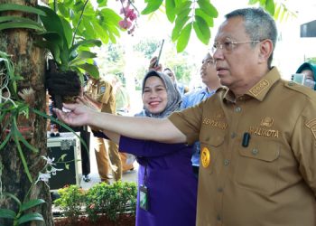 Benyamin Ajak Masyarakat Tanam Pohon Anggrek sebagai Ikon Kota Tangsel