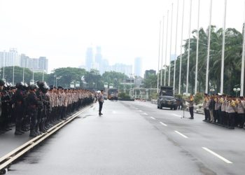 Polri Terjunkan 2.730 Personel Gabungan, Amankan Aksi Bersama Desa di Depan DPR/MPR RI