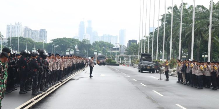 Polri Terjunkan 2.730 Personel Gabungan, Amankan Aksi Bersama Desa di Depan DPR/MPR RI