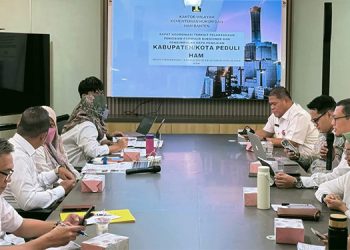 Kemenkumham Banten-Pemkot Tangsel Gelar Rapat Koordinasi dalam Program Kabupaten/Kota Peduli HAM