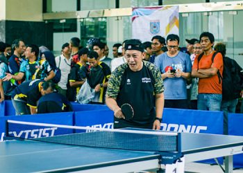 Buka Kompetisi Tenis Meja OPD Cup, Sekda Tangsel Ungkap Manfaat Penting