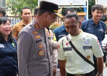 Pantau Kondisi Petugas Pemilu, Polres Tangerang-Dinkes Buka Layanan Kesehatan
