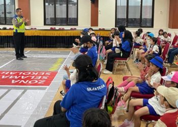 TK Kreasi Anak Bangsa Kunjungi Mapolres Tangsel dalam Rangka Program Polsanak