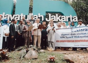 Nyatakan Sikap, Civitas Akademika UIN Syarif Hidayatullah Desak Presiden dan Aparat Netral Dalam Pemilu 2024