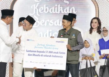 Tebar Berkah Ramadan 1445 H, Mandiri Group Santuni 57 Ribu Anak Yatim dan Duafa