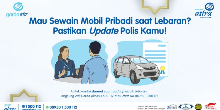 Jika Mobil Pribadi Ingin Disewakan untuk Pemudik Lebaran, Ini yang Harus Dilakukan