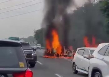 Kecelakaan di KM 58 Tol Jakarta-Cikampek, 12 Penumpang Tewas Terbakar
