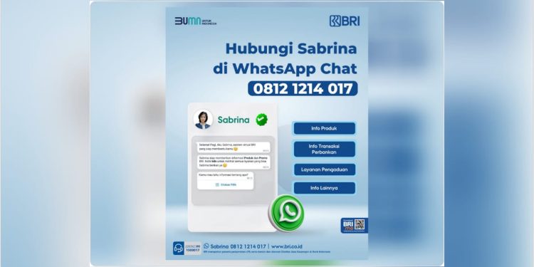 Asisten Virtual BRI Sabrina Siap Temani Kamu Penuhi Kebutuhan Lebaran