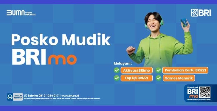 Siap Layani Arus Balik, Posko Mudik BRImo Hadir di Rute Strategis