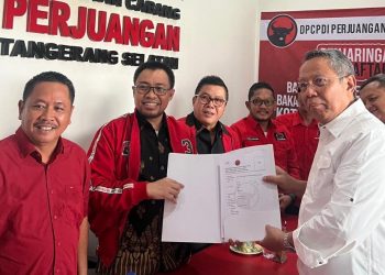 Benyamin Davnie Jadi Pendaftar Pertama Calon Kepala Daerah di PDIP Tangsel