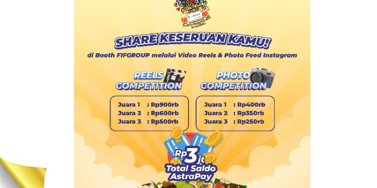 Yuk! Ikuti Lomba Foto FIFGROUP Festival Foodies di Palembang, Berhadiah Jutaan Rupiah