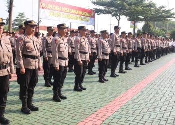 Polres Tangsel Komitmen Tingkatkan Semangat Nasionalisme dan Kewaspadaan Kamtibmas