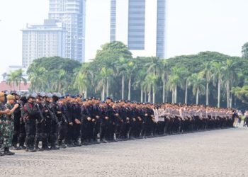 TNI–POLRI Terjunkan 2.713 Personil Gabungan, Siap Amankan Aksi Unjuk Rasa di Monas Siang Ini