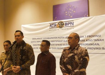 AHY Deklarasikan 14 Kota Lengkap di 7 Provinsi Serta Luncurkan Layanan Elektronik se-Provinsi Banten