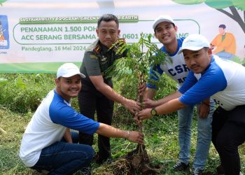 ACC dan Kodim 0601 Lakukan Penghijauan di Pandeglang