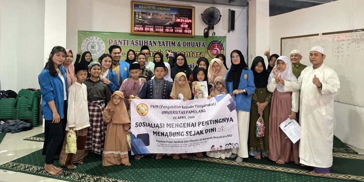 Sosialisasi Pentingnya Menabung Sejak Dini