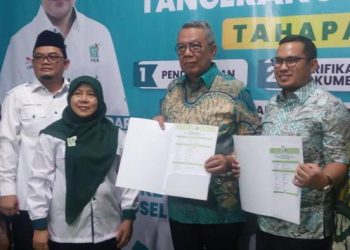 Pasangan Petahana Ben-Pilar Kembalikan Formulir Pendaftaran Kepala Daerah ke DPC PKB Tangsel