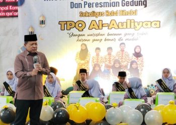 Kepala Kantor Kemenag Tangsel Hadiri Khotmul Quran ke-10 dan Resmikan Gedung TPQ Al Auliyaa