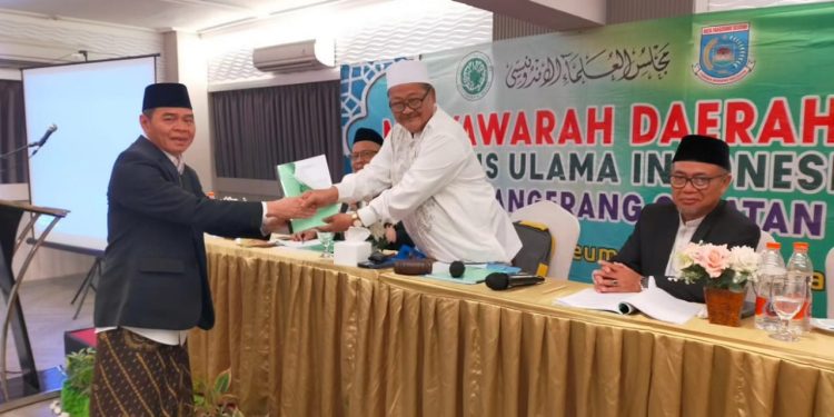 KH Saidih Kembali Terpilih Sebagai Ketua MUI Kota Tangsel dalam MUSDA IV