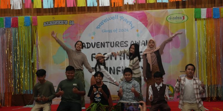 Banjir Hadiah, Farewell Party Alziners 18 SD Al Zahra Indonesia Berlangsung Meriah