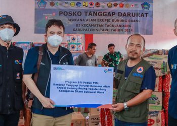 Bantuan Tanggap Bencana, BRI Peduli Bantu Korban Terdampak Erupsi Gunung Ruang