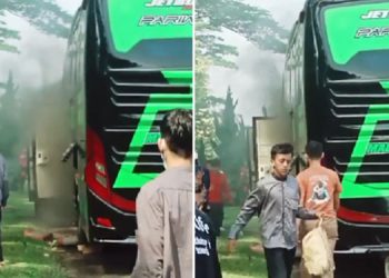 Beredar Video Bus Maut di Subang Pernah Nyaris Terbakar, Apa Benar?